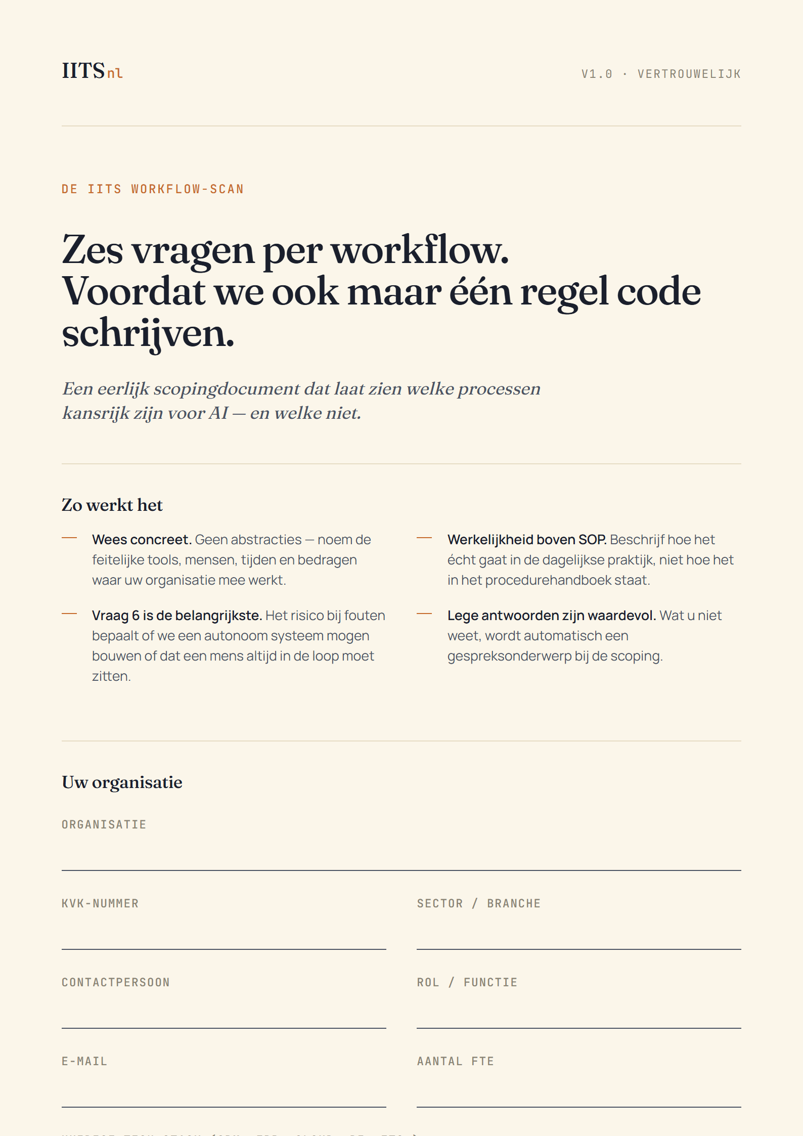 Voorbeeld van de Workflow-Scan